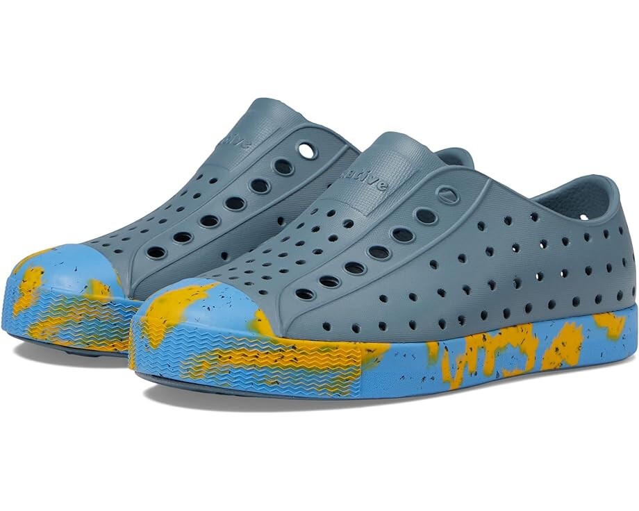 

Кроссовки Native Shoes Jefferson Sugarlite Marbled, цвет Weather Grey/Resting Spicy Marble