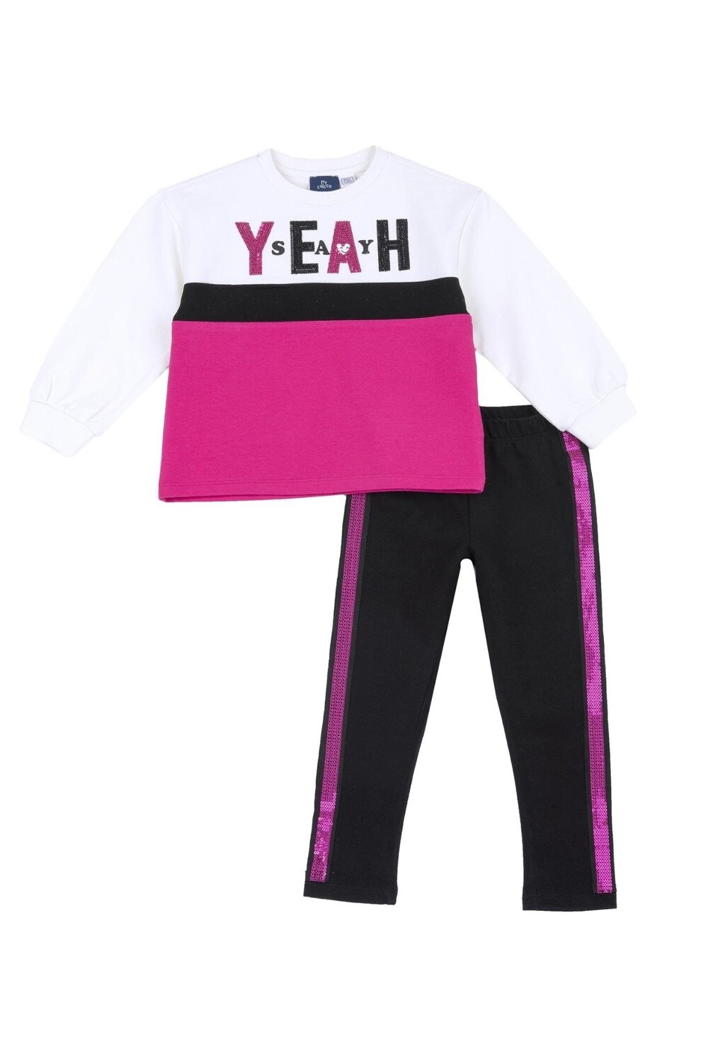 Футболка с длинным рукавом Outfit.. Chicco, цвет fuxia