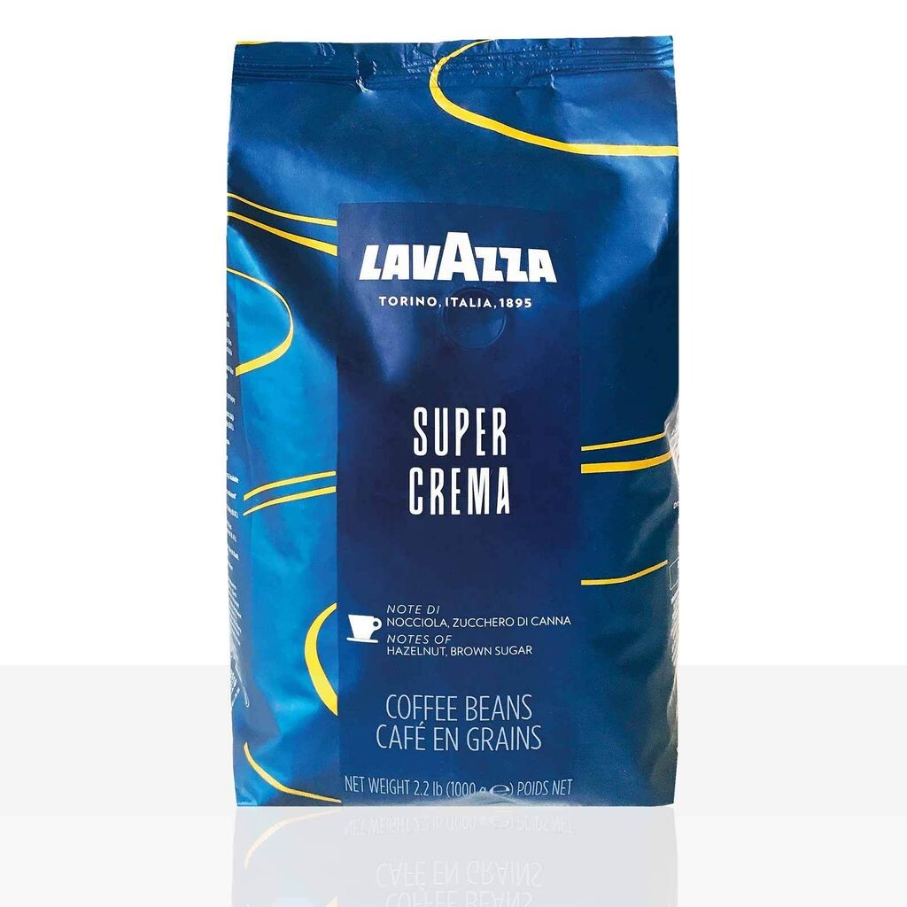 

Lavazza Super Crema Blue цельные зерна 1 кг.