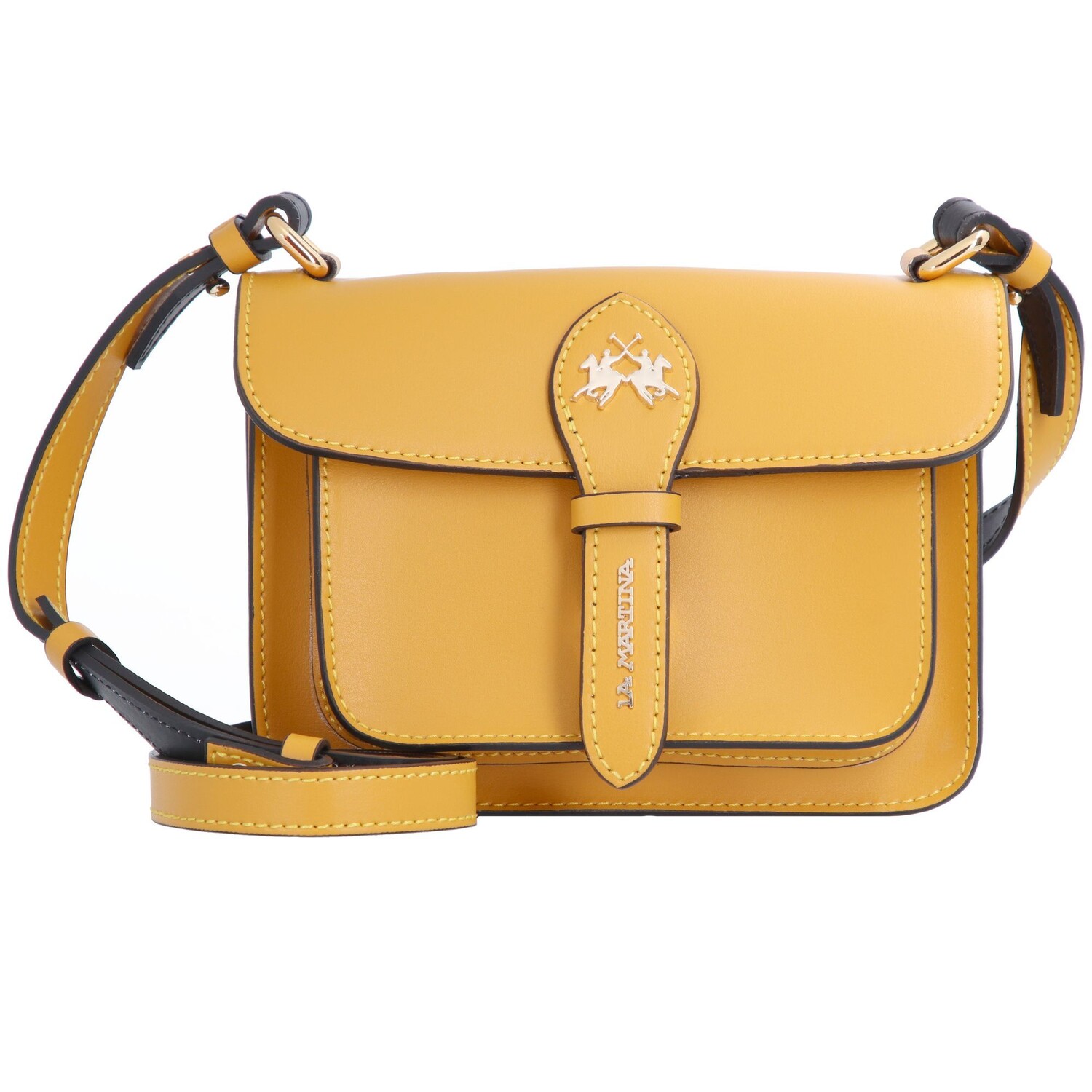 

Сумка через плечо La Martina Clarita Mini Bag Umhängetasche Leder 17 см, желтый
