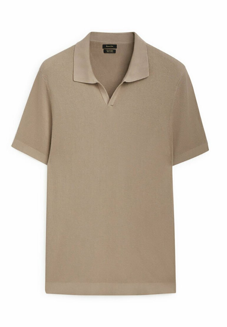 Поло Short Sleeve Massimo Dutti, коричневый футболка поло massimo dutti comfortable short sleeve серо синий