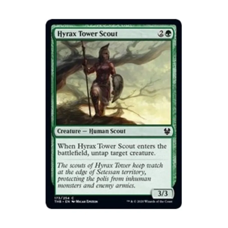 

CCG Разведчик башни Хайракс (клавиша C), MTG - Theros Beyond Death