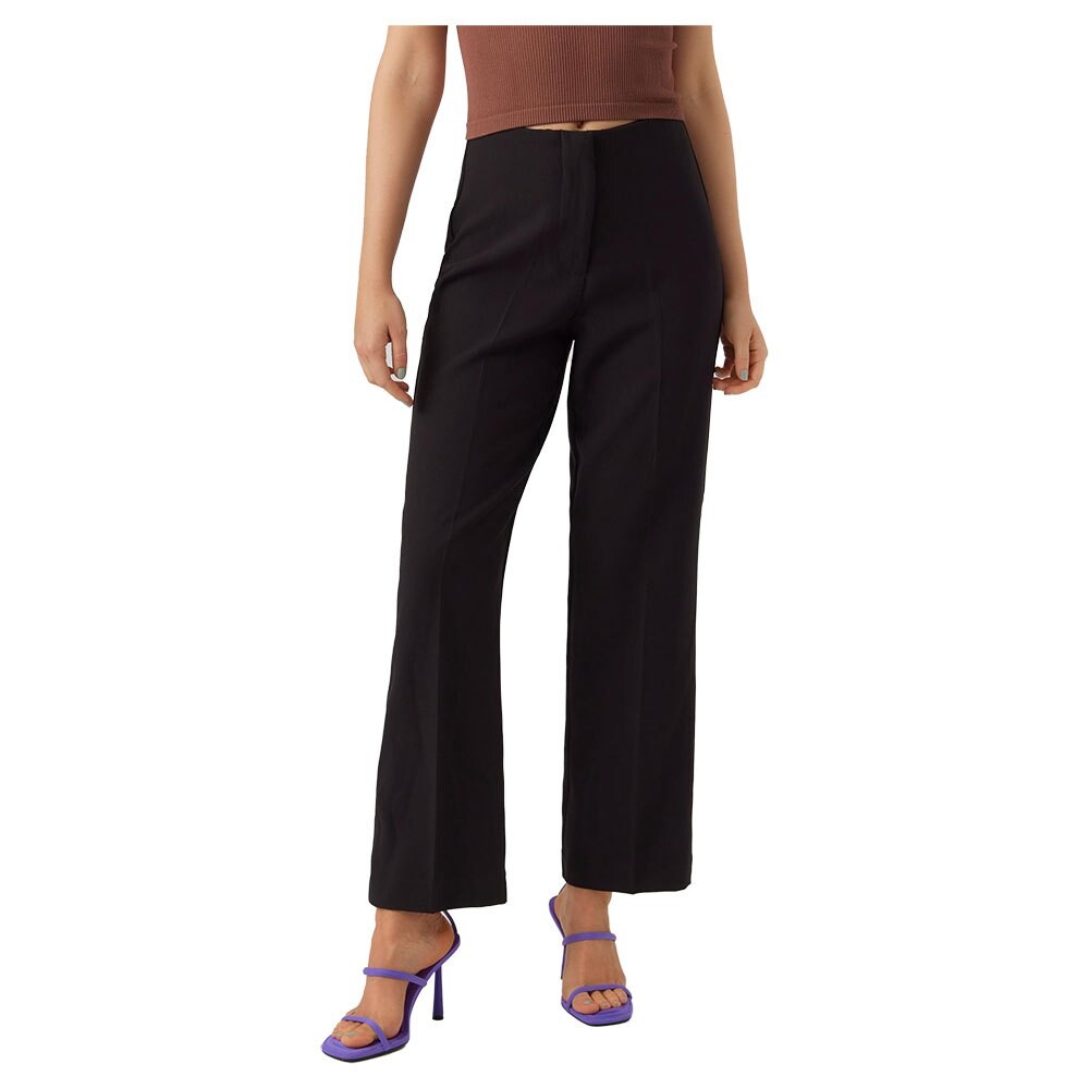 

Брюки Vero Moda Sandy Straight Ankle Fit High Waist, черный