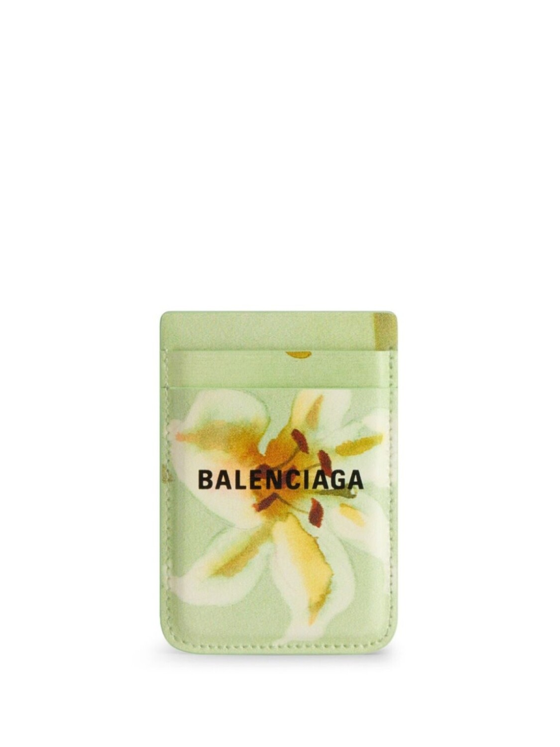 

Картхолдер Cash с цветочным принтом Balenciaga, зеленый