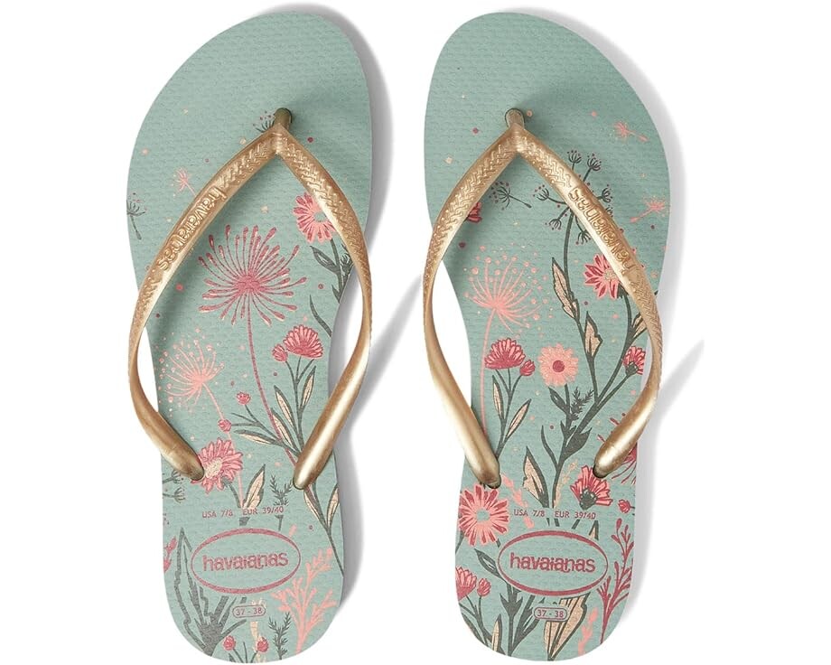 

Сандалии Havaianas Slim Organic Flip Flop Sandal, цвет Clay