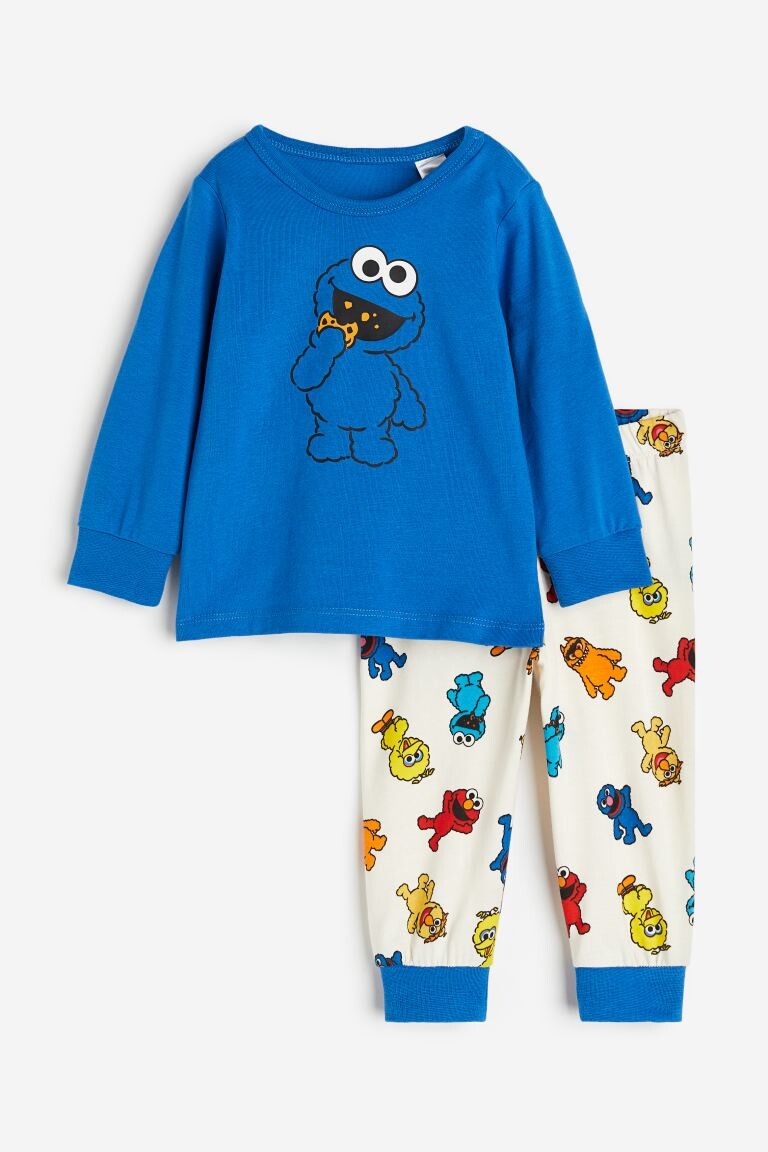 

Пижамный комплект из хлопка и принта H&M