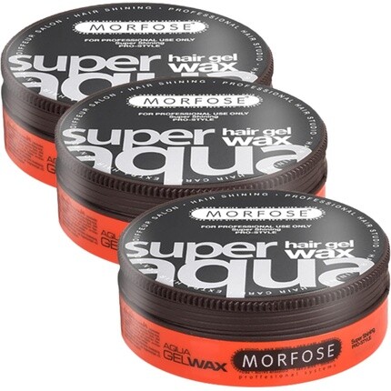 

Воск для волос Aqua Super Aqua 175 мл – упаковка из 3 шт., Morfose
