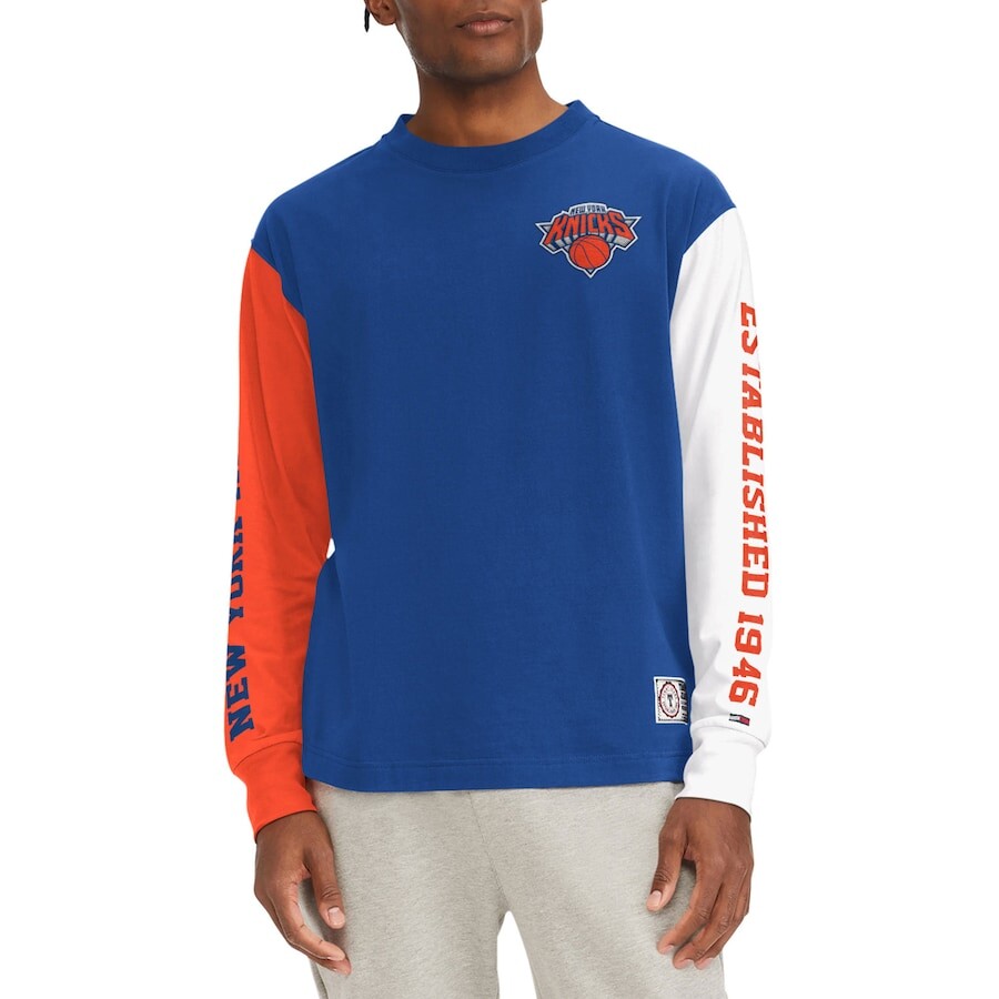 

Футболка с длинным рукавом Tommy Jeans New York Knicks, роял