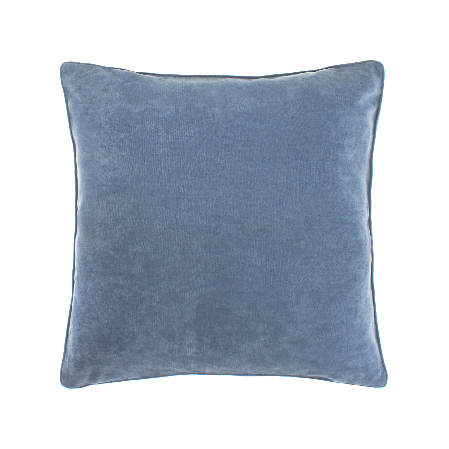 Однотонная меланжевая подушка Coincasa, синий