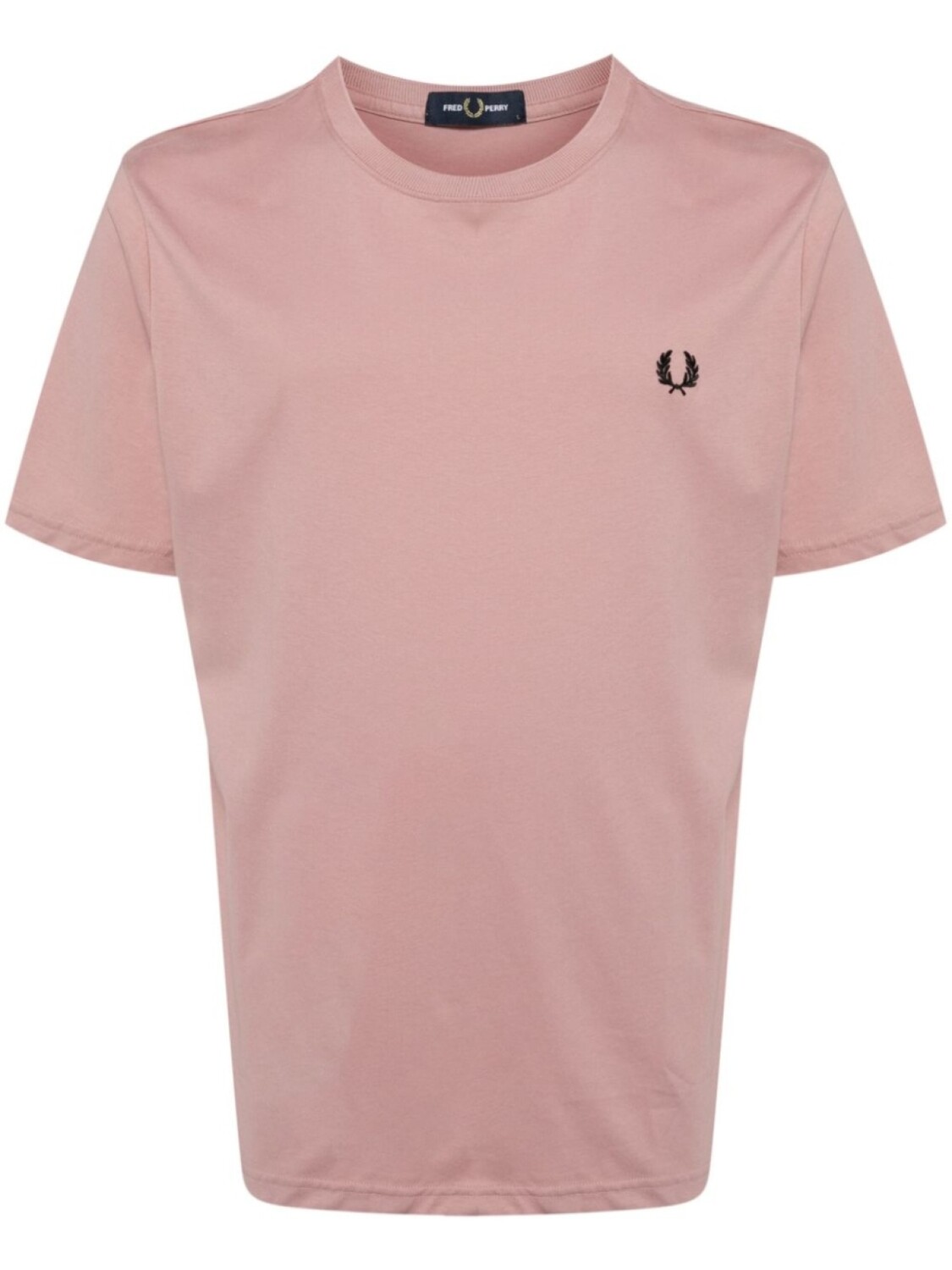 

Fred Perry футболка Ringer с вышитым логотипом, розовый