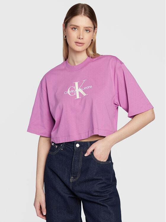 

Футболка свободного кроя Calvin Klein, фиолетовый