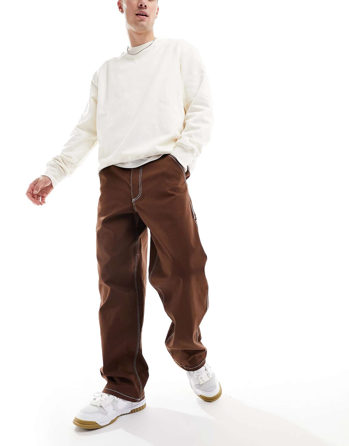 

Коричневые брюки Nike Life Carpenter, Коричневый