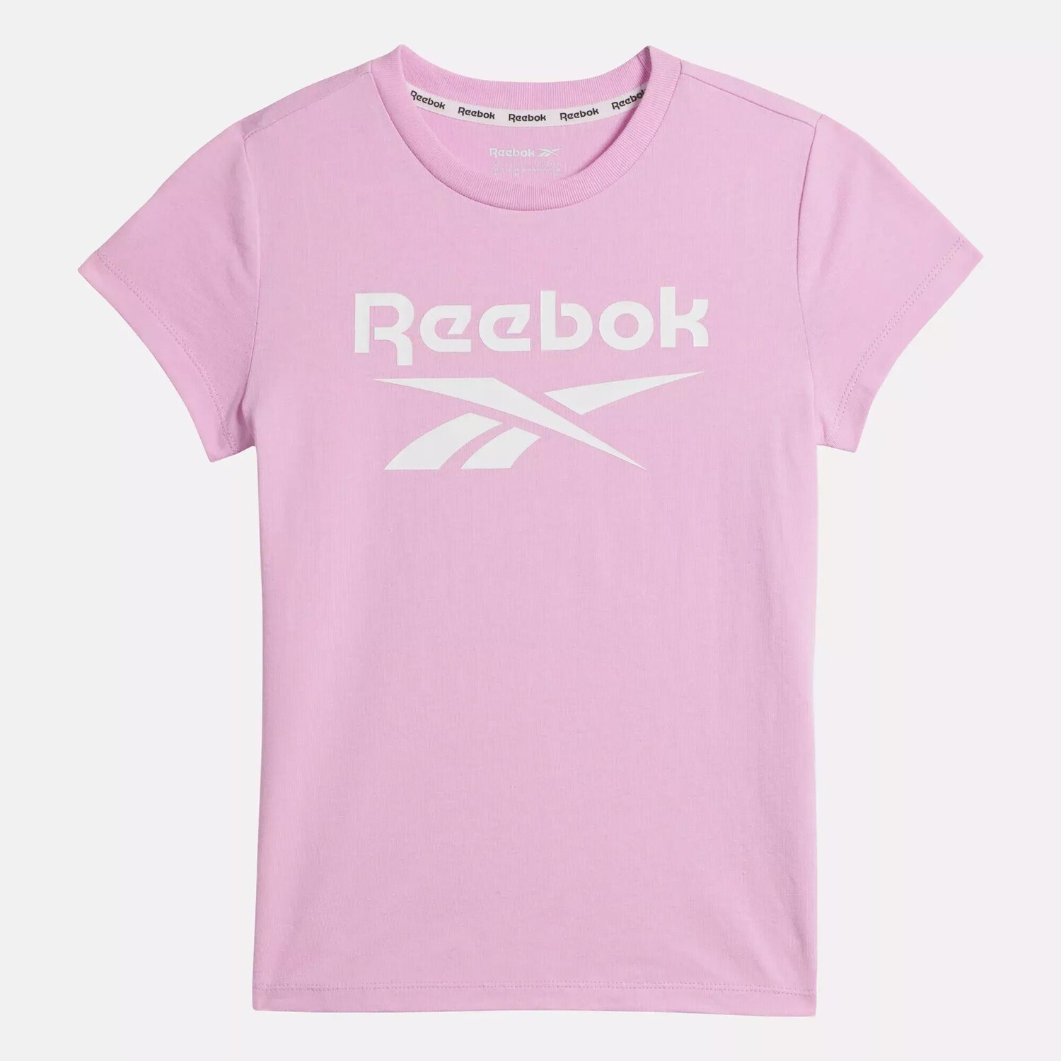 

Футболка ID с большим логотипом Reebok, жасмин розовый