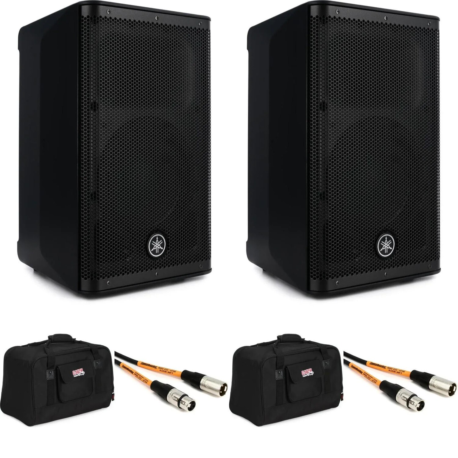 

Пара активных динамиков Yamaha DXR8mkII 1100 Вт, 8 дюймов, в сумках