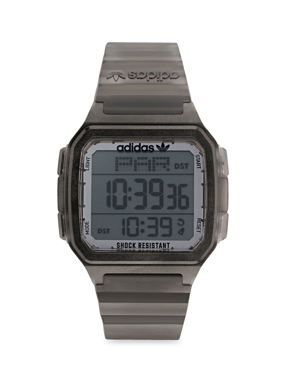 

Часы GMT Digital 1 с полимерным ремешком adidas, серый