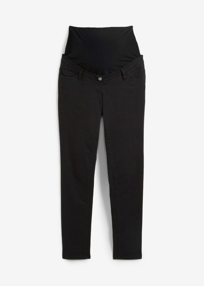 Узкие эластичные брюки для беременных Bpc Bonprix Collection, черный