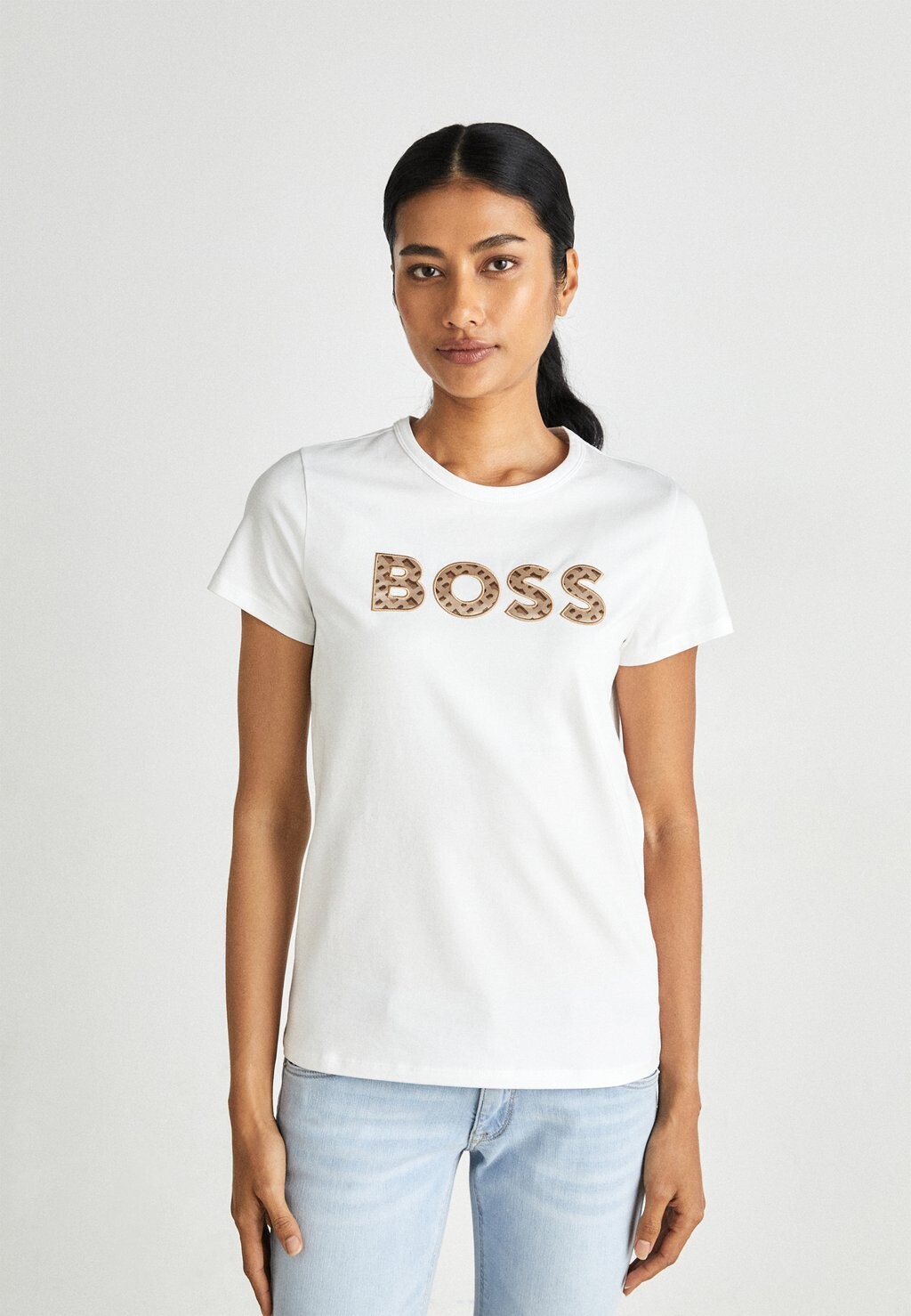 

Футболка с принтом ЭВЕНТСА BOSS, белый