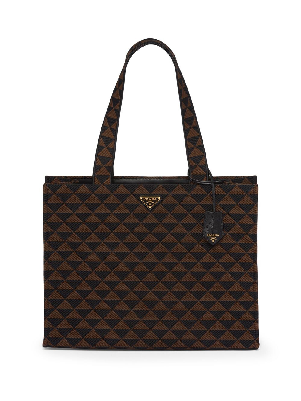 

Сумка Symbole из ткани с вышивкой Prada