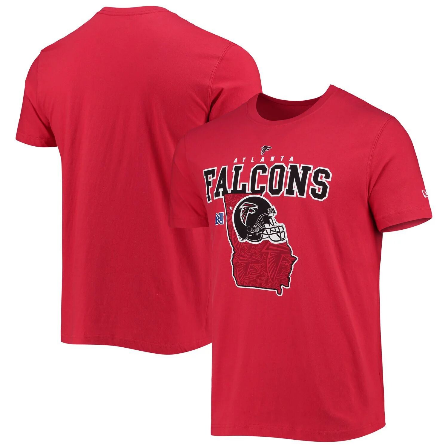 

Мужская красная футболка Atlanta Falcons Local Pack New Era, Красный
