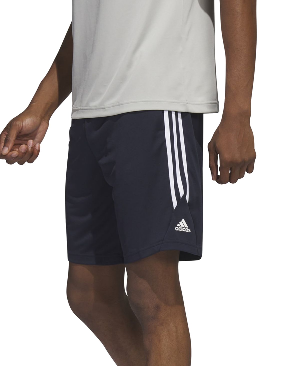 Мужские баскетбольные шорты Legends с 3 полосками 11 дюймов adidas
