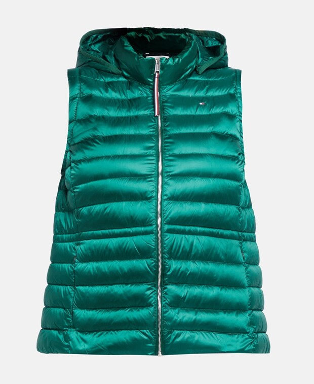 

Мягкий пуховый жилет Tommy Hilfiger Curve, зеленый