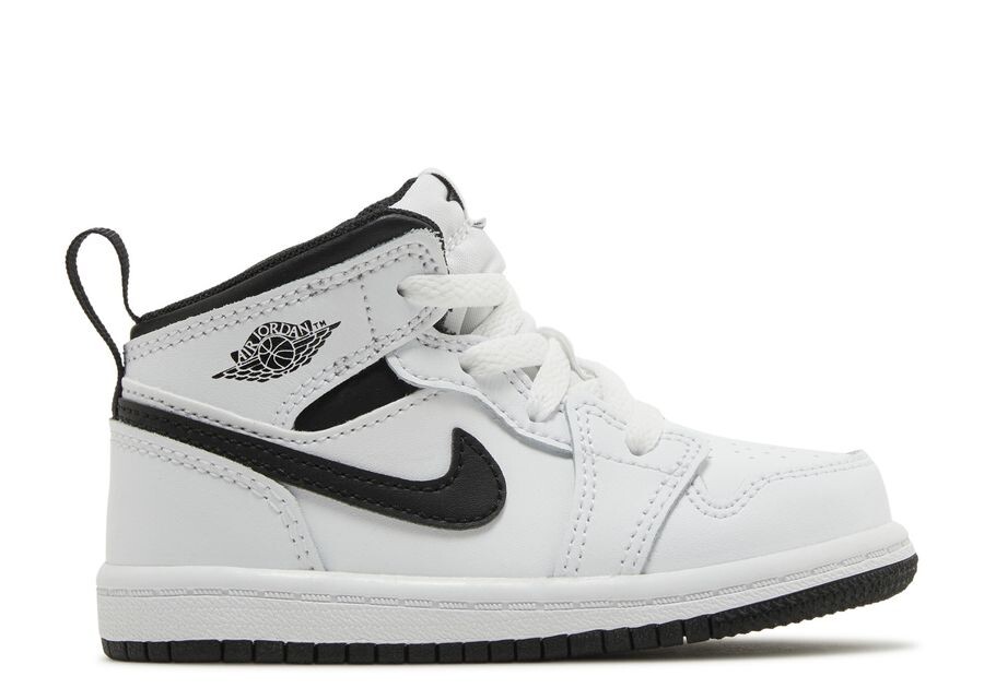 

Кроссовки Air Jordan Air Jordan 1 Mid Td 'White Black', белый