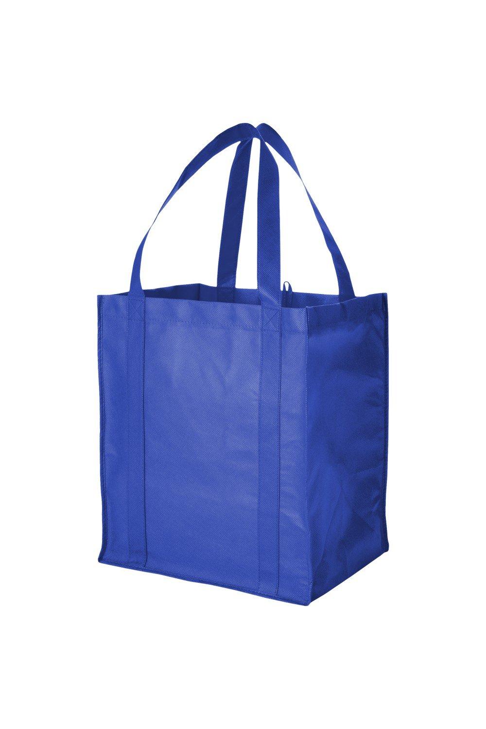 Нетканая продуктовая сумка Liberty (2 шт.) Bullet, синий нетканая сумка холодильник для ланчей triangle