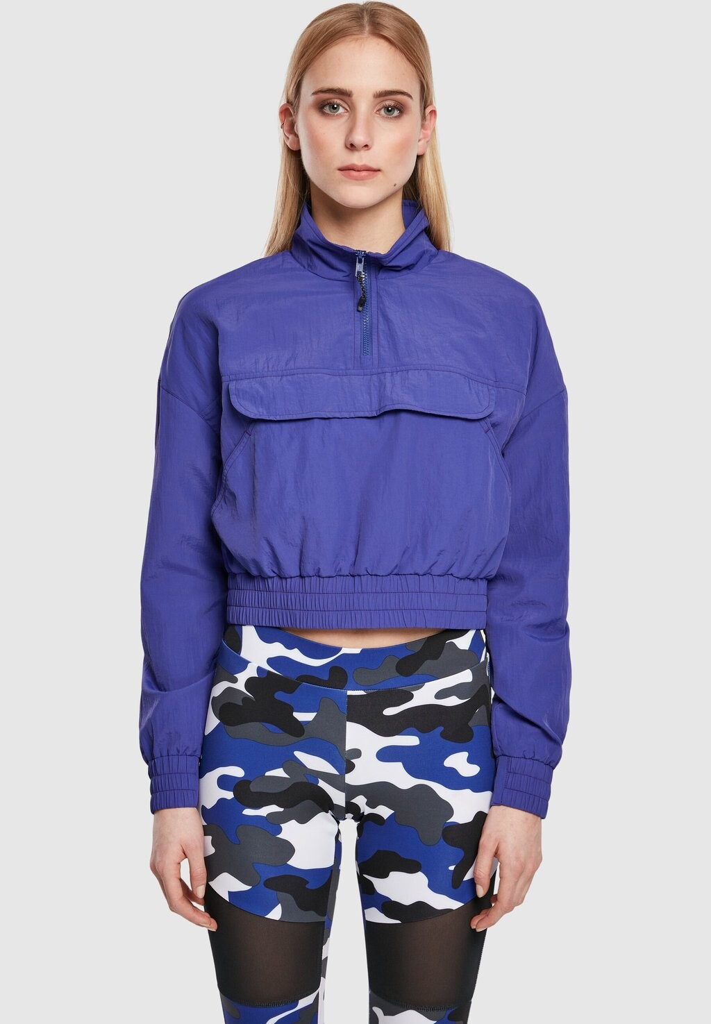 

Ветровка Urban Classics CRINKLE, цвет bluepurple