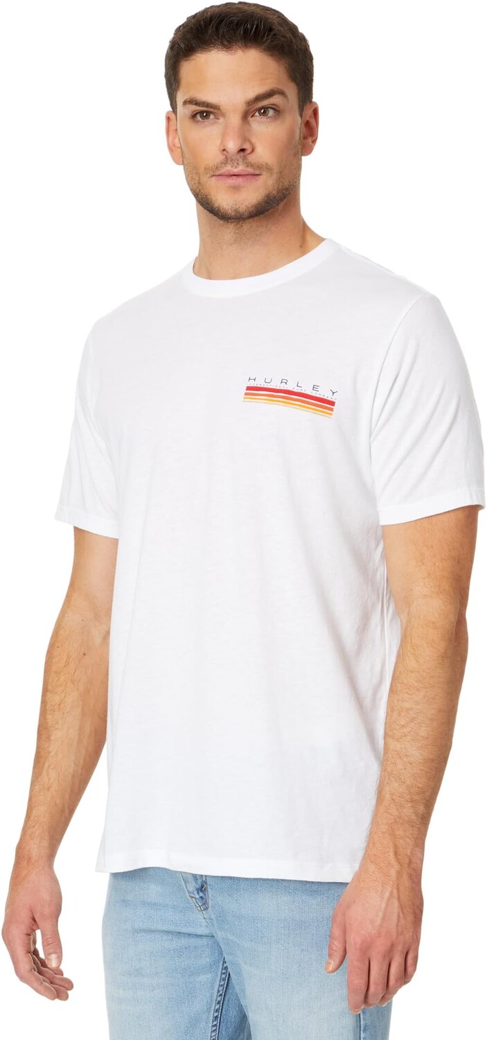 

Футболка Hurley Throwback Short Sleeve Tee, белый