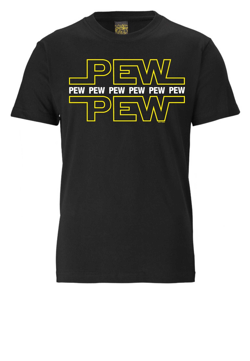 Футболка Logoshirt Pew Pew, черный футболка logoshirt print pew pew черный