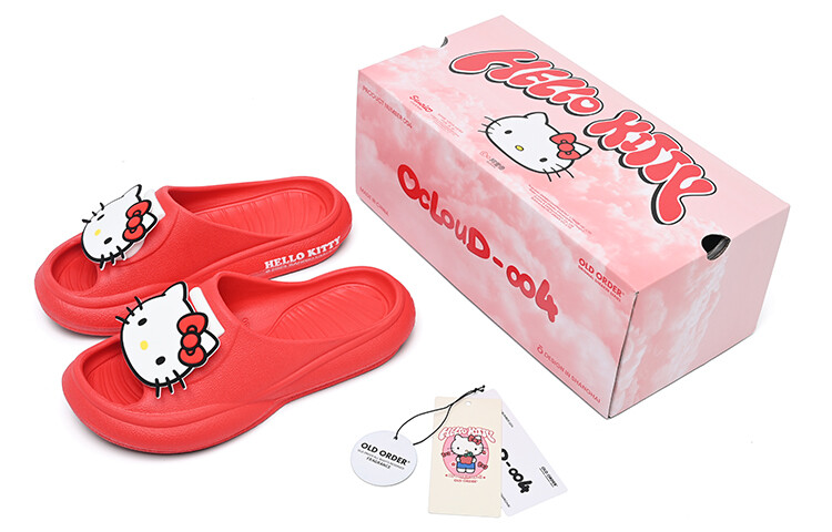 

Шлепанцы Sanrio X унисекс красные Old Order