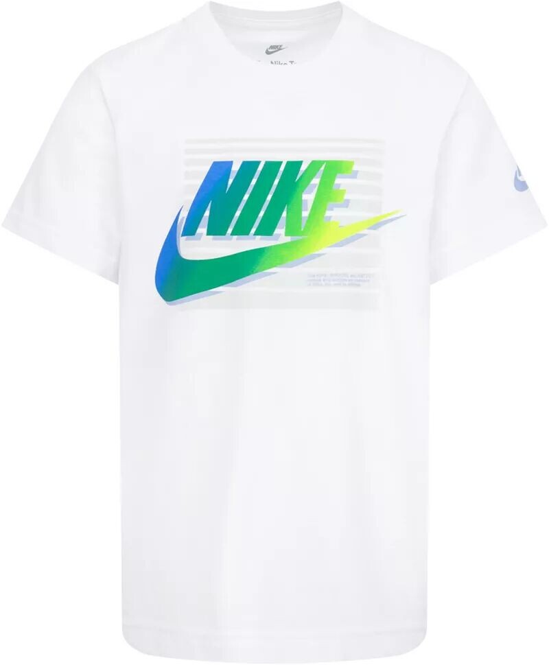 

Футболка с короткими рукавами Nike Little Boys Futura Block, белый