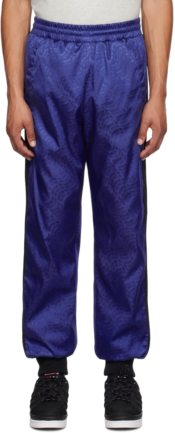 Moncler Genius Moncler x adidas Originals Синие пуховые брюки куртка moncler x adidas originals alpbach moncler genius черный