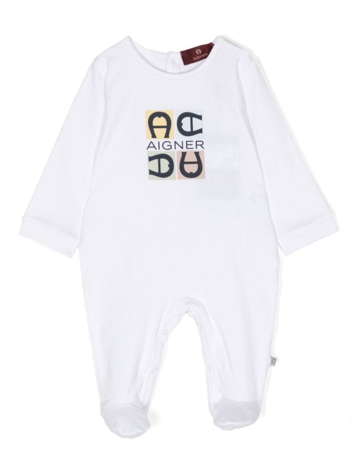 

Aigner Kids боди с принтом, белый