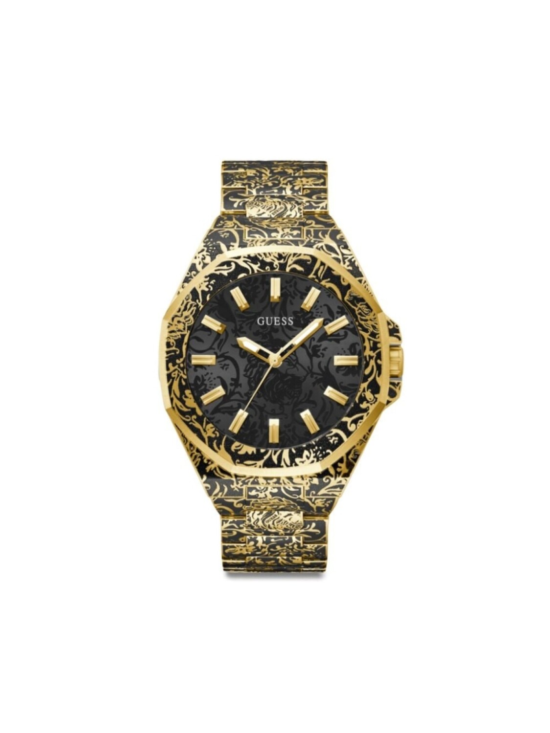 

Батарейка нержавеющая 46мм GUESS USA, черный