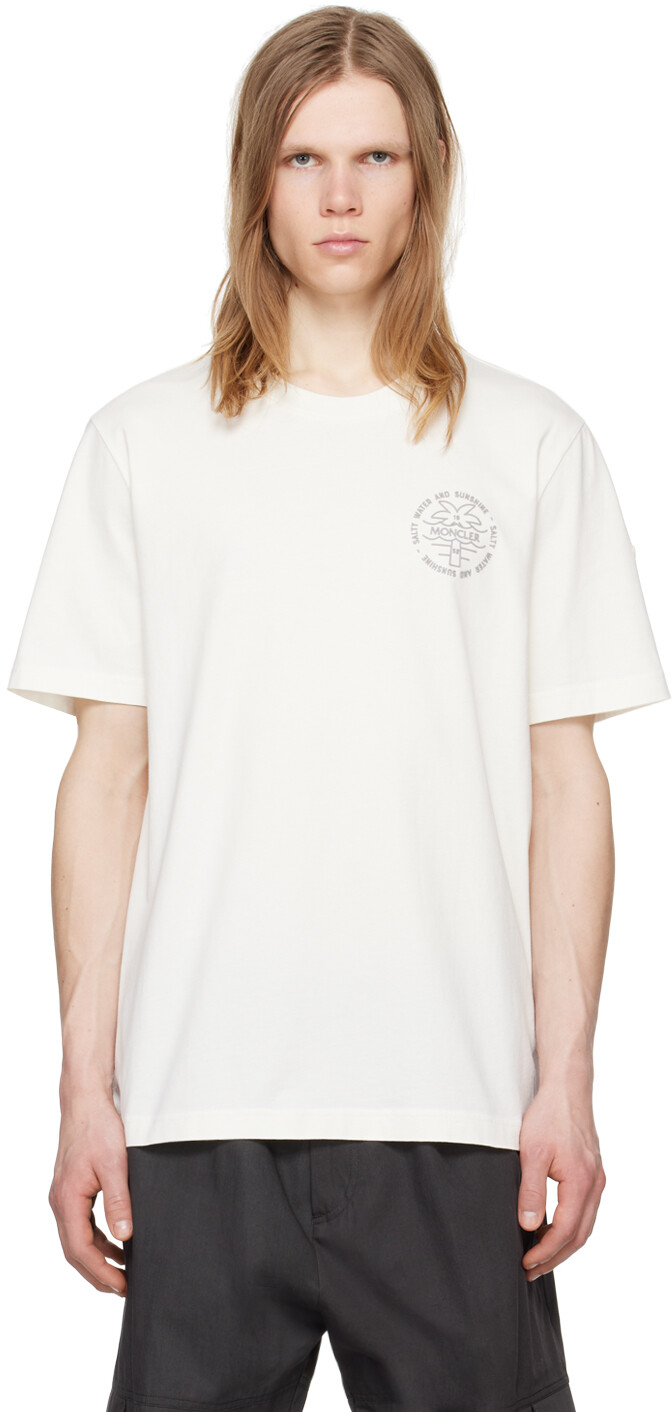 

Белая футболка для серфинга Moncler
