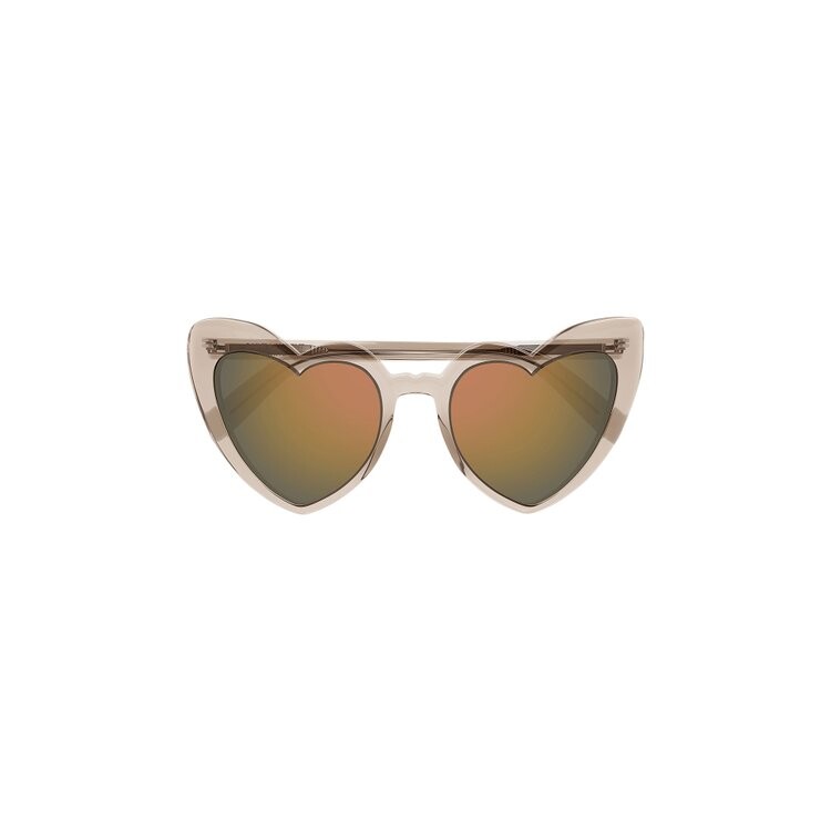 

Солнцезащитные очки Saint Laurent Loulou Heart Sunglasses, цвет Nude