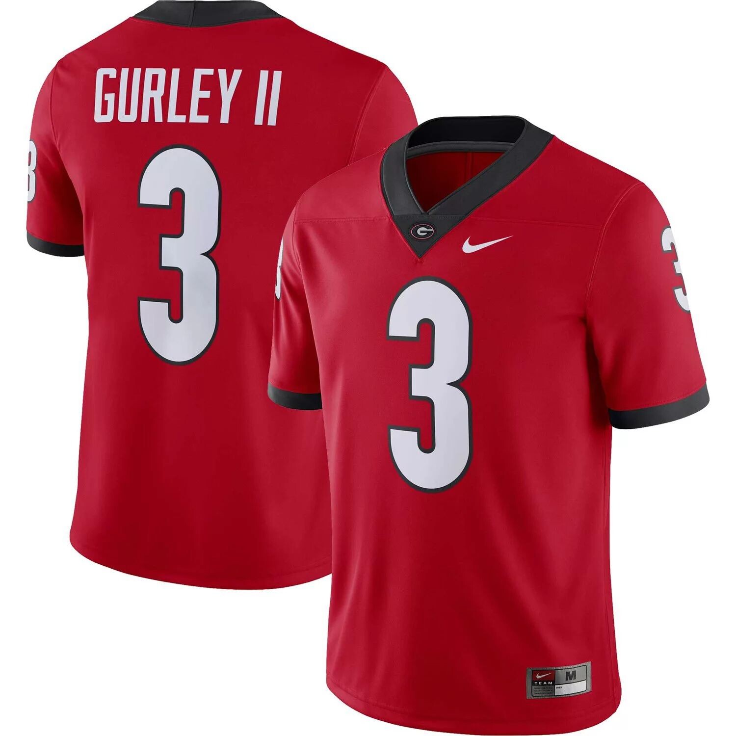 

Мужская майка выпускников Todd Gurley II Red Georgia Bulldogs с именем и номером Nike