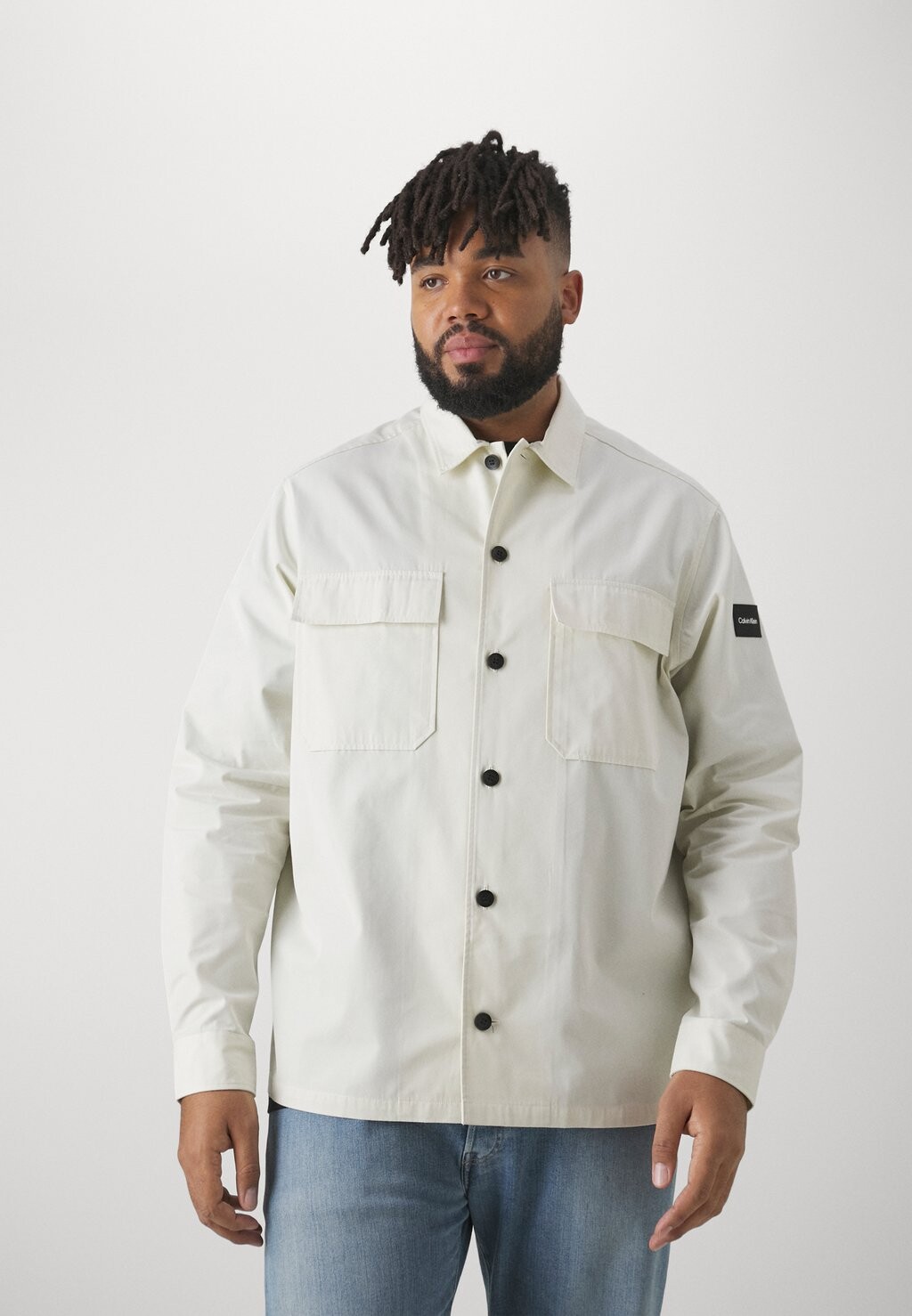 

Легкая куртка OVERSHIRT Calvin Klein, цвет icicle
