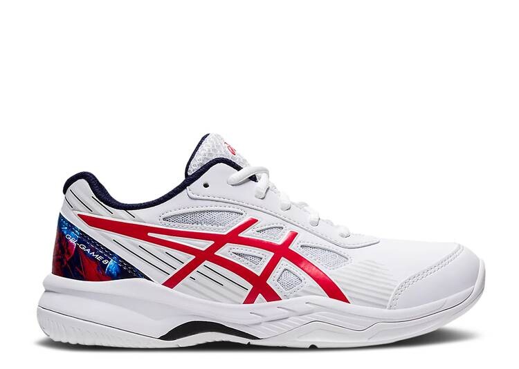 

Кроссовки ASICS GEL GAME 8 LE GS 'WHITE CLASSIC RED', белый