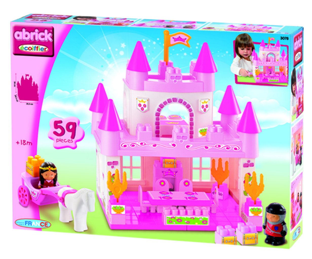 Игровой набор Ecoiffer замок принцессы игровой набор 074ql карета принцессы с аксесс в коробке распродажа