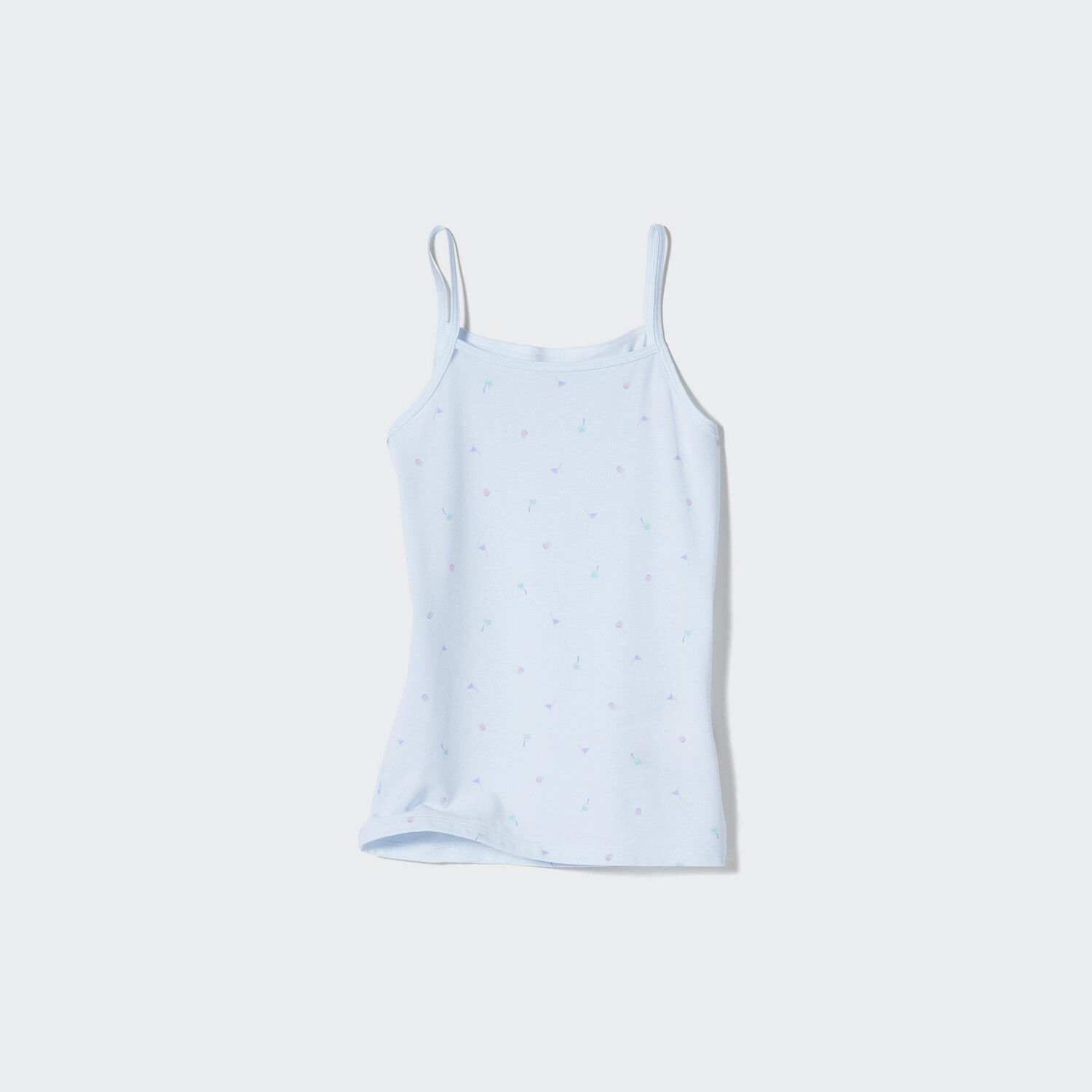 

Майка UNIQLO AIRism из смесового хлопка, светло-синий