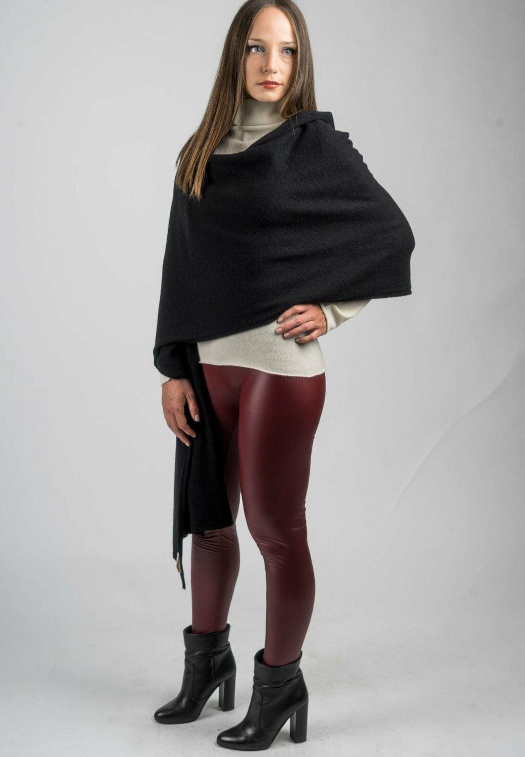

Шарф Dalle Piane Cashmere, черный