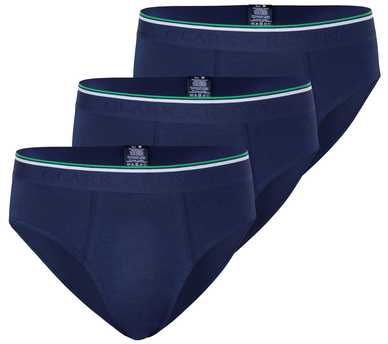 

Трусы Clark Crown 3er Pack Bambus Sport s, темно синий