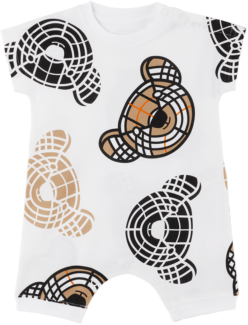 

Комбинезон Baby White Thomas Bear Белый Burberry