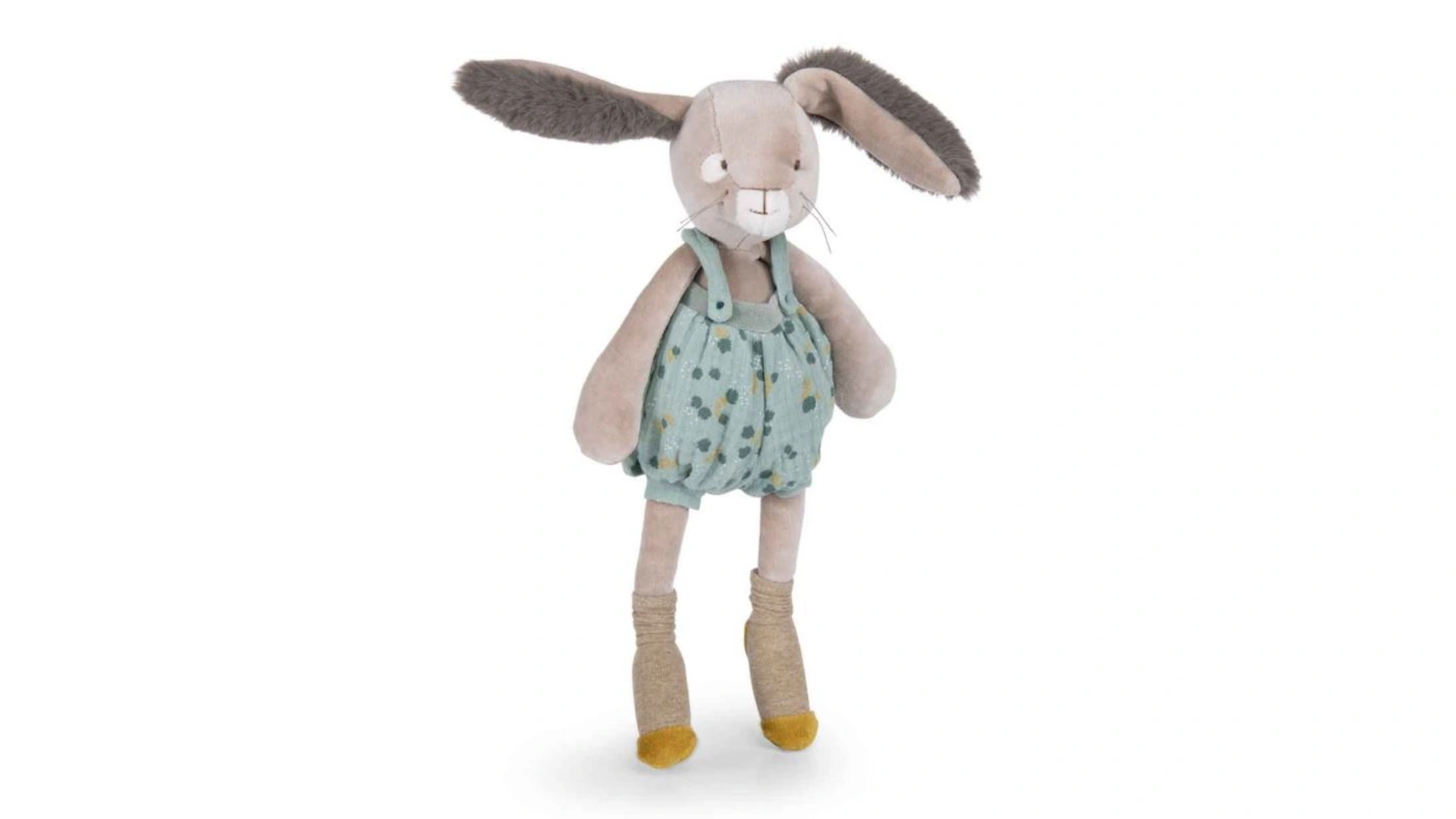 

Зеленый плюшевый кролик Fantasy4Kids Trois Lapins от Moulin Roty