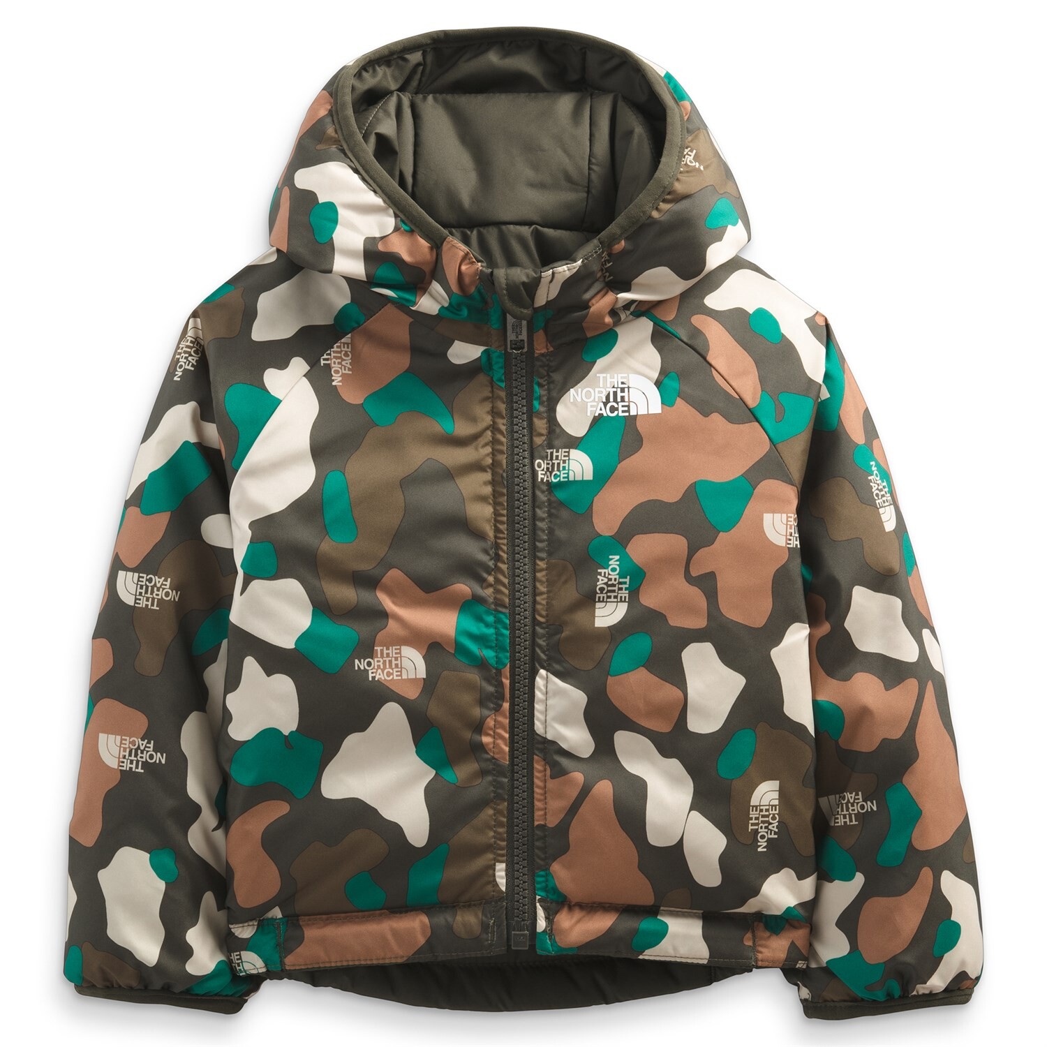 

Куртка The North Face Reversible Perrito Hooded, цвет New Taupe Green