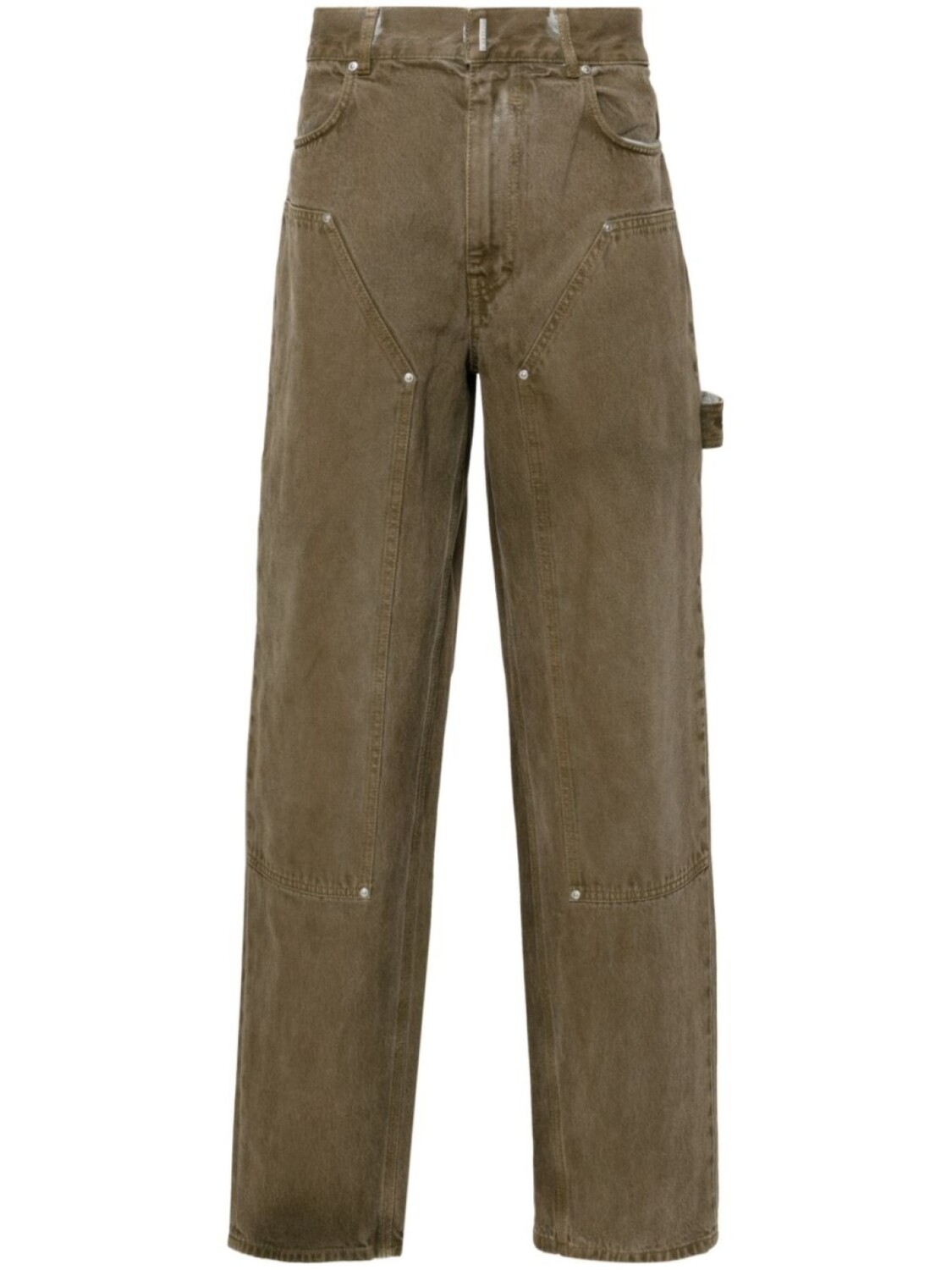

Givenchy широкие джинсы Carpenter, коричневый