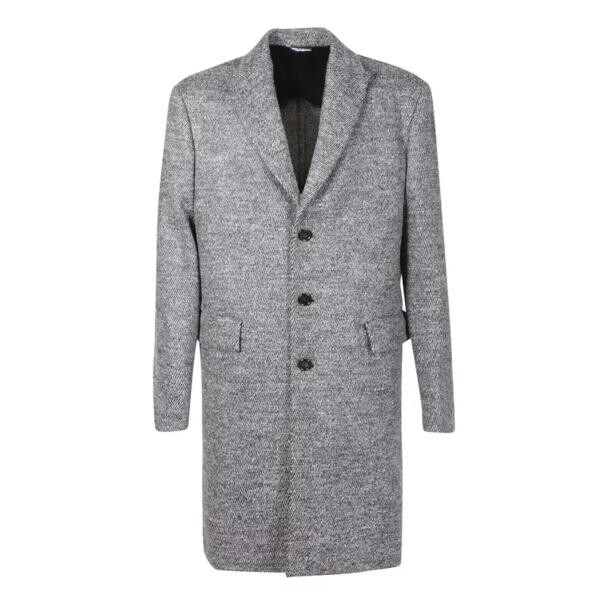 

Куртка single-breasted wool coat Dolce&Gabbana, серый