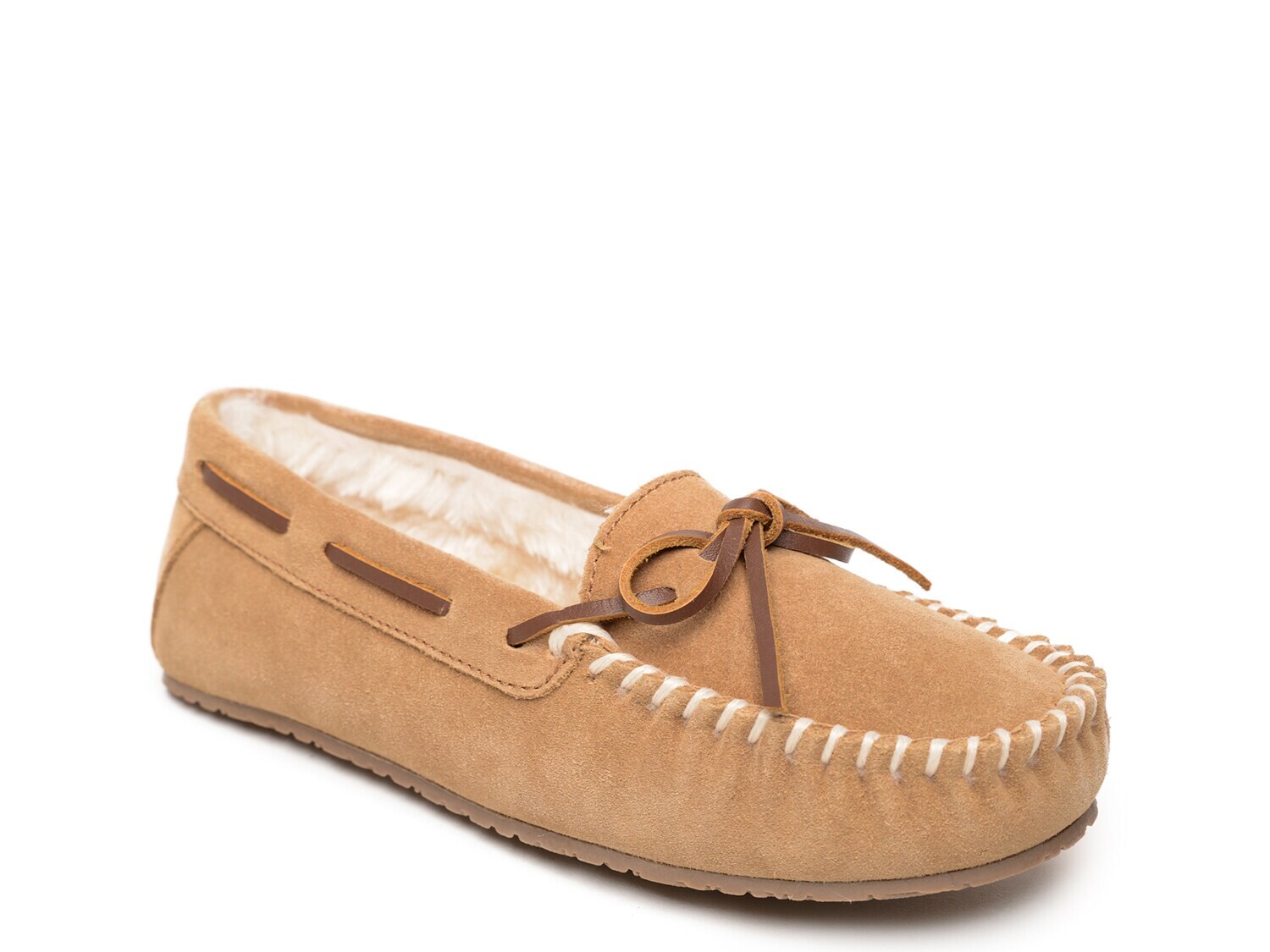 

Тапочки-мокасины Minnetonka Comfy, коричневый